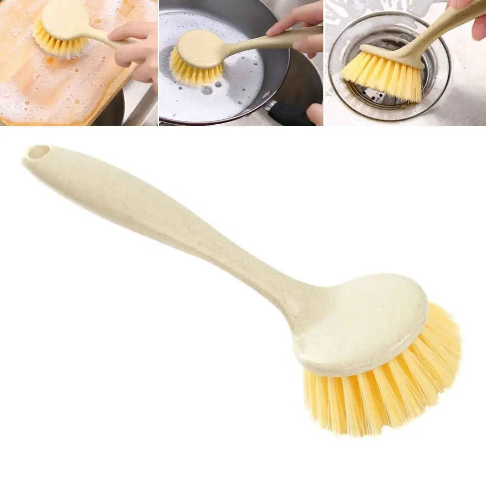 

Home Kitchen Pot Sink Basin Cutting Board Brush Washing Scrubber Cleaning Tool 2019
