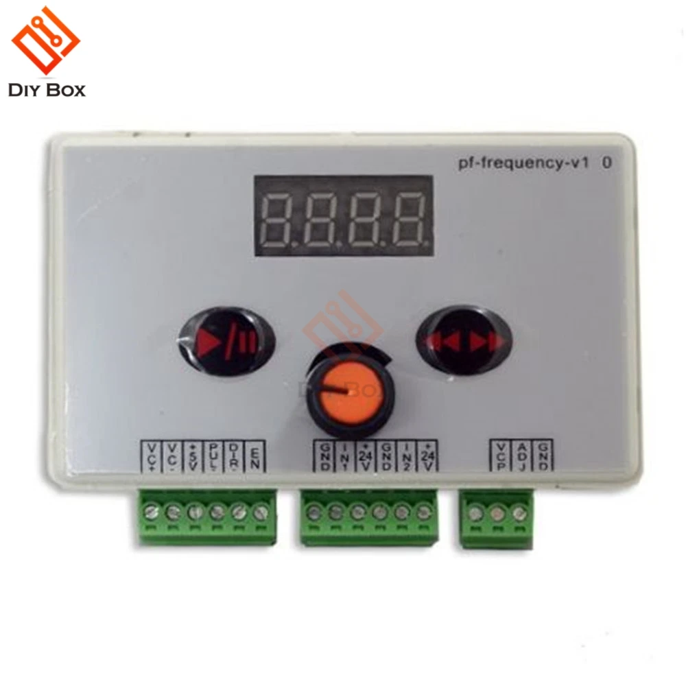 

DC 12V 24V Reversible Stepper Motor Speed Regulator Stepping Motor Speed Controller Governor Pulse Signal Controller LED Display