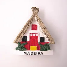 Madeira Funchal Islan Африка португальский католическая церковь страна расписанный вручную каучуковый холодильник магнит Магнитная Наклейка ремесло