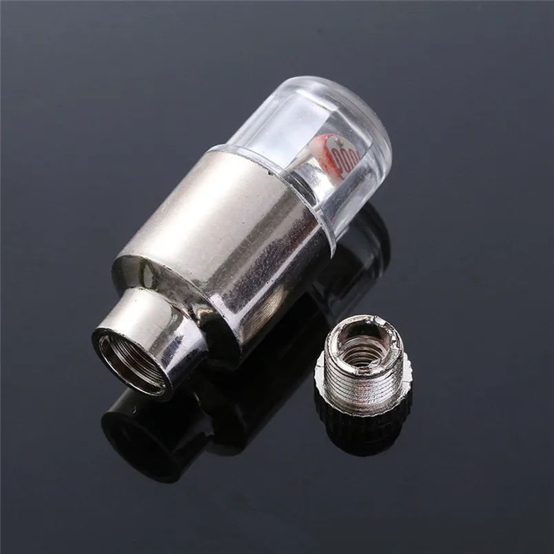 Bike light front led 4X Bike Car Motorcycle Wheel Tire Tyre Valve Cap Neon LED Flash Light Lamp hot Bicycle Parts #4A29 (5)