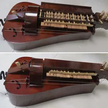 Ручная работа кленовое Дерево 6 струн 24 Ключи Hurdy гурди