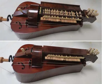 

Hand Made Maple wood 6 strings 24 keys Hurdy Gurdy