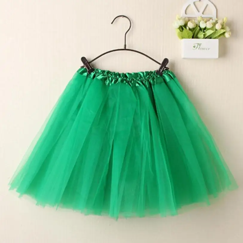 JAYCOSIN, длинная Тюлевая юбка макси, элегантная плиссированная юбка-пачка, Женская винтажная юбка в стиле Лолиты, faldas mujer Saias Jupe, новинка - Цвет: Green