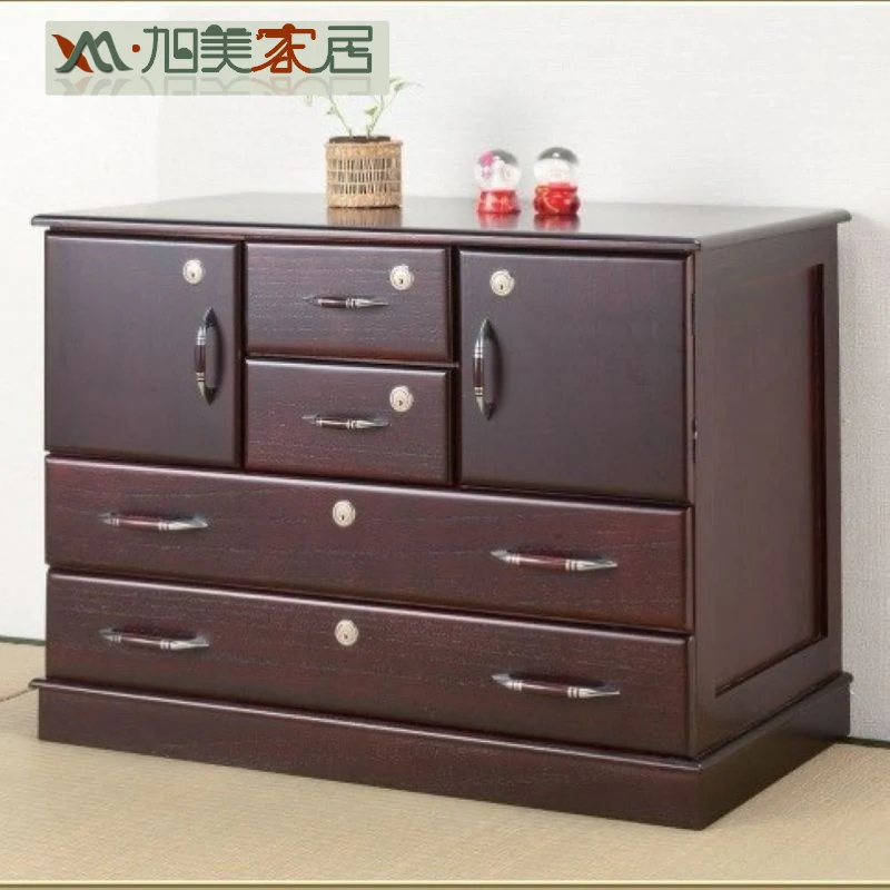 Xu Mei Wood File Cabinet Versatile Small Cabinets Lockable Drawers