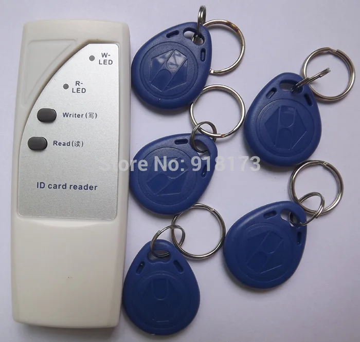 

Mini Handheld 125Khz RFID Copier Duplicator Cloner ID EM reader & writer with 5pcs EM4305 writable keyfob