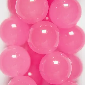 

12 mm Light Fuchsia Pink Jade Beads - Round 12 mm Colored beads, Semi Precious Gemstone Beads - Full Strand 15", 33 beads