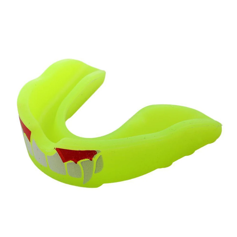 Online Fang Mulut Guard Gum Perisai Muay Thai Tinju Bola Sepak Bola Basket Gigi Protector