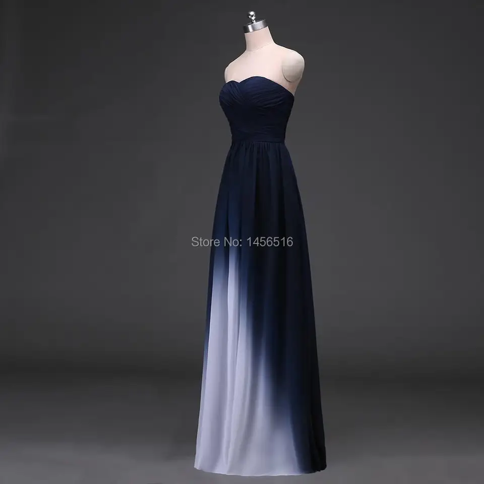 ombre evening gowns dress