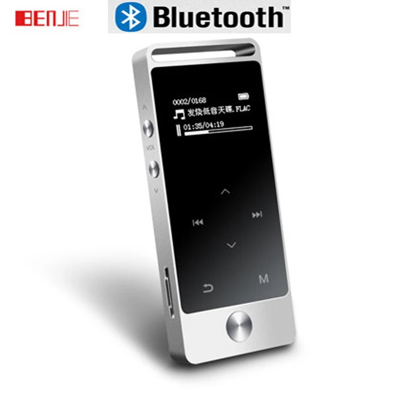 

Benjie S5 MP3 Player Touch Screen 8GB Metal Mini Digital Player High Sound Quality APE/FLAC/WAV Lossless Music Player with FM