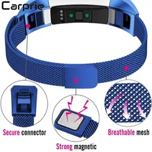 Новая лучшая цена! Миланской магнитного Tainless Сталь ремешок для наручных часов, ремешок на запястье для Fitbit Alta HR Прямая jan8