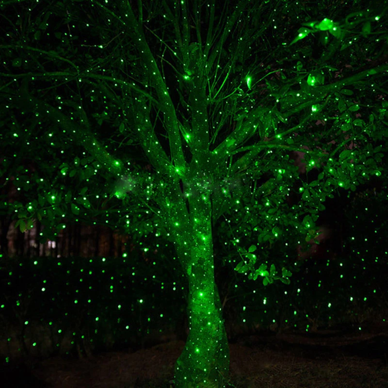 Laser Weihnachtsbeleuchtung Christbaumkugeln Weiß Kunststoff