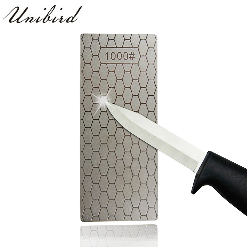 

Unibird Honeycomb Surface Whetstone Knife Sharpener Ultra-thin Diamond Sharpening Stone 1000# Kitchen Accessories 150*63*1mm