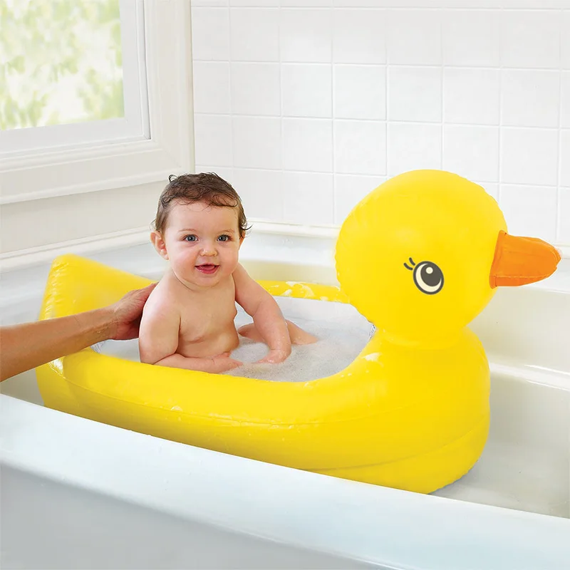 Munchkin blanco inflable caliente Seguridad Bañeras bañera pato 1 Cuenta niños mini juegos