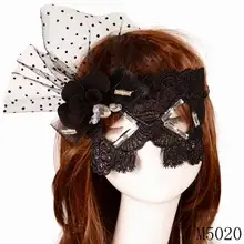 Preto feminino sexy laço máscara festa máscaras de olho para masquerade halloween trajes venezianos carnaval máscara grande acrílico pedra jóias