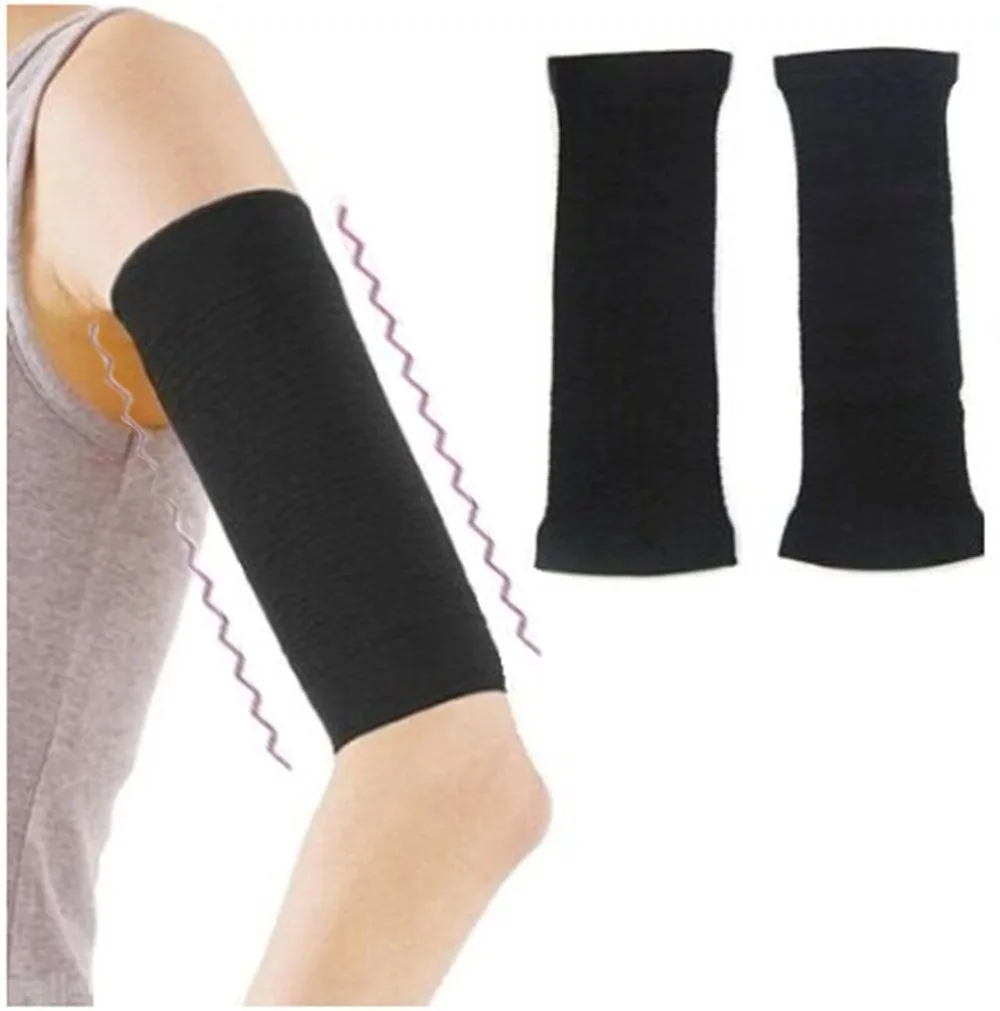 

2 Pairs Women Calories Off Slim Slimming Arm Shaper Belt Wrap Massager Control Weight Lose Fat Buster Trimmer Belt Shapewear