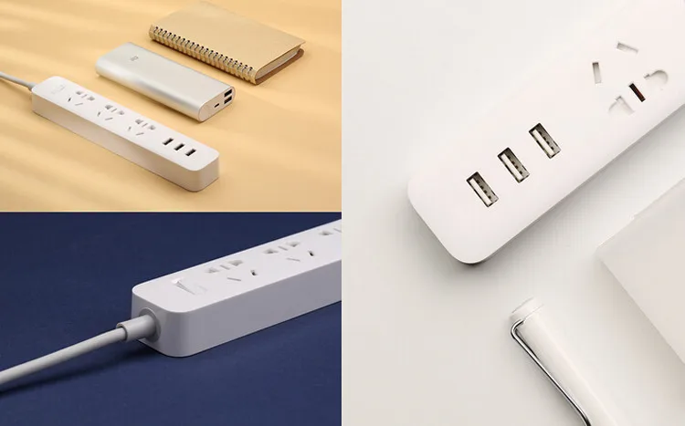 Xiaomi Mi Power Strip 3 Socket 3 USB 9