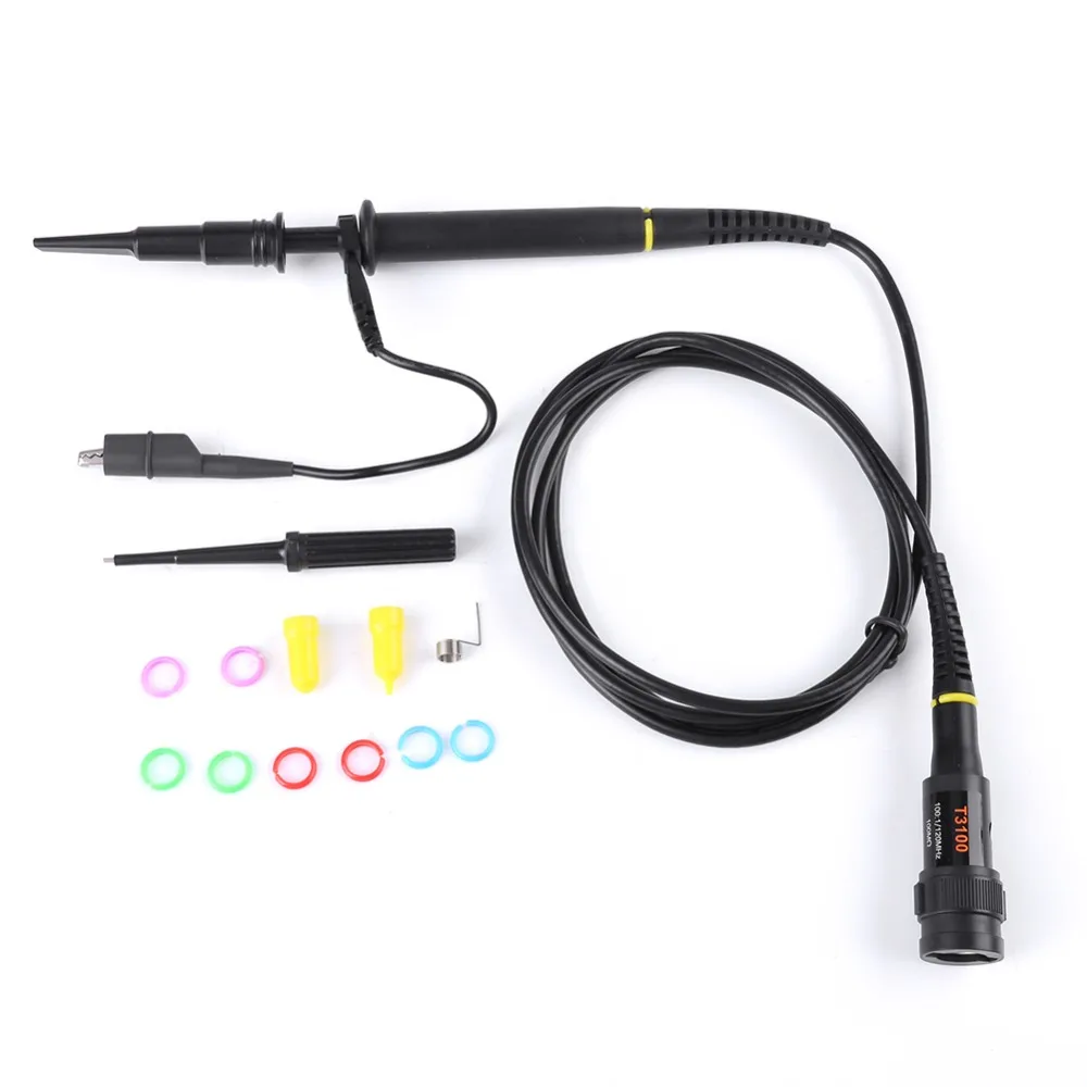 T3100 100MHz Clip Probe Kit with Accessories for Oscilloscope High