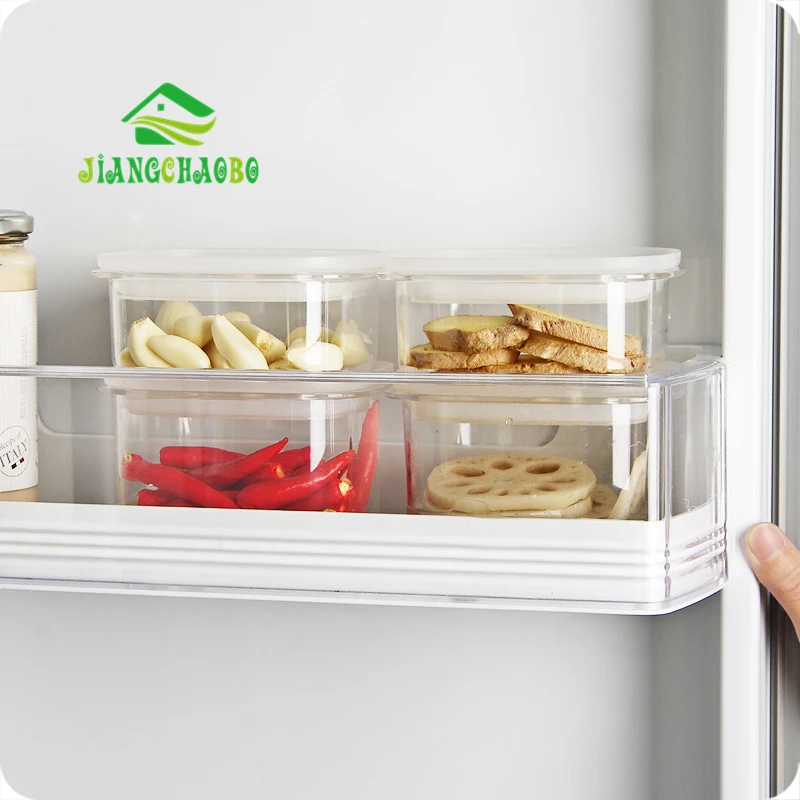 JiangChaoBo пластиковый прозрачный контейнер для холодильника, герметичная коробка для фруктов и овощей, коробка для хранения продуктов