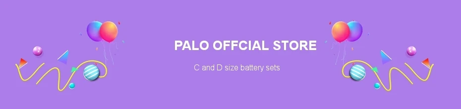 PALO 6 шт. батареи PALO C размер батареи 1,2 V Ni-MH 4000mAh перезаряжаемые батареи C Batter Bateria Baterias для камеры