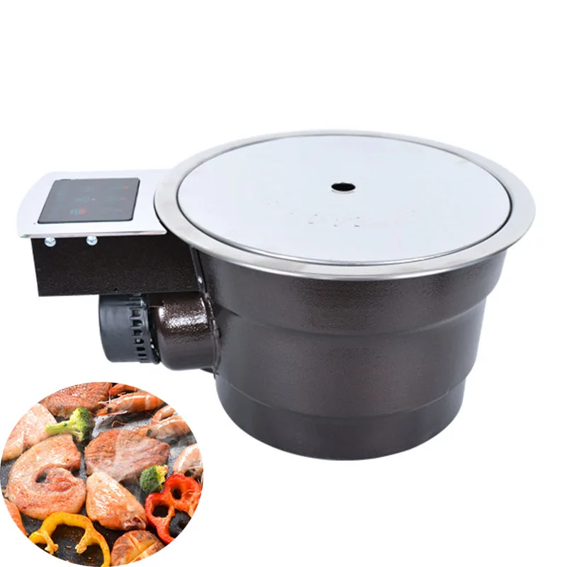 

BEIJAMEI 220V Commercial Korean Electric Grill Oven Smokeless Non-Stick BBQ Stainless Steel Pan