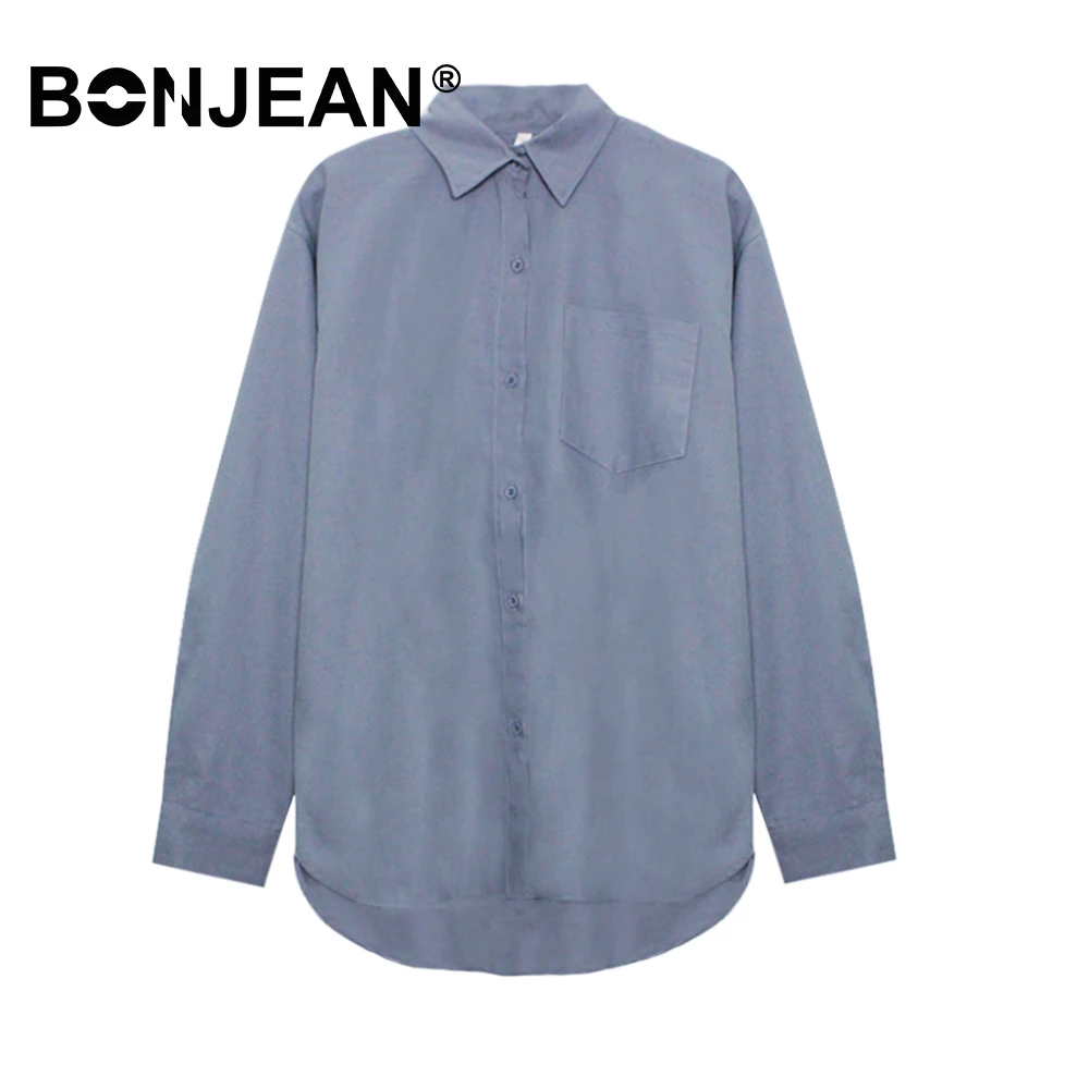 Cotton Blouse Women Summer Shirt Spring Long Sleeve Beige Blue White Blouse Casual Tops Ladies Shirt Streetwear Z085