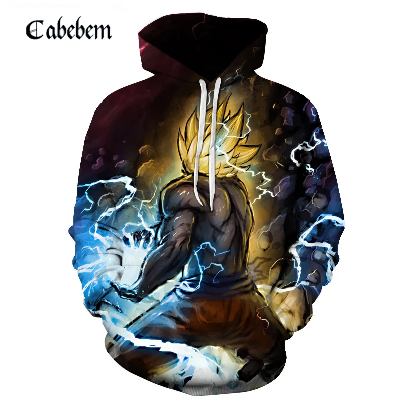 

Marvel's hit dragon ball Z animated film 3D monkey animation printed hoodie 3D high-quality printed sweatshirt men's hoodie