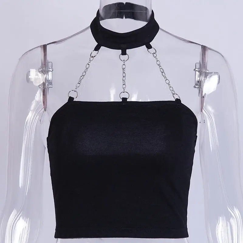 JieZuoFang Горячее предложение, женское сексуальное черное готическое Летнее белье в стиле панк, тонкое однотонное нижнее белье с открытой спиной, женское нижнее белье, бюстгальтеры