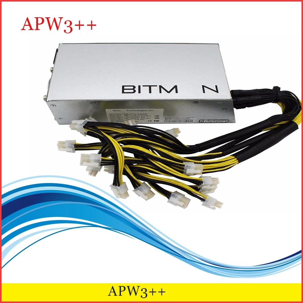 Antminer Psu Apw3++ 1600w Power Supply 18pins Distributors & Parts AliExpress