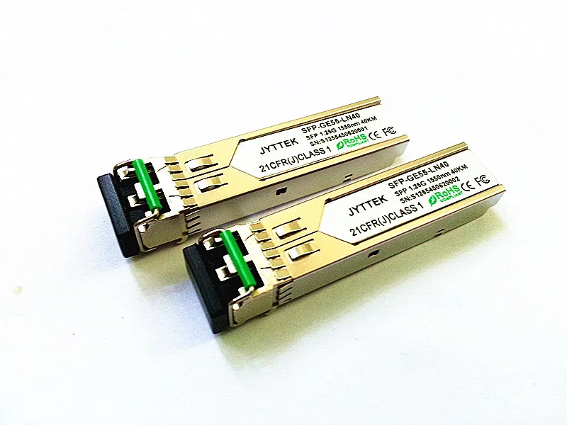 SFP Transceiver 10/100/1000M Double fiber 40KM LC 1550NM 1.25G SFP