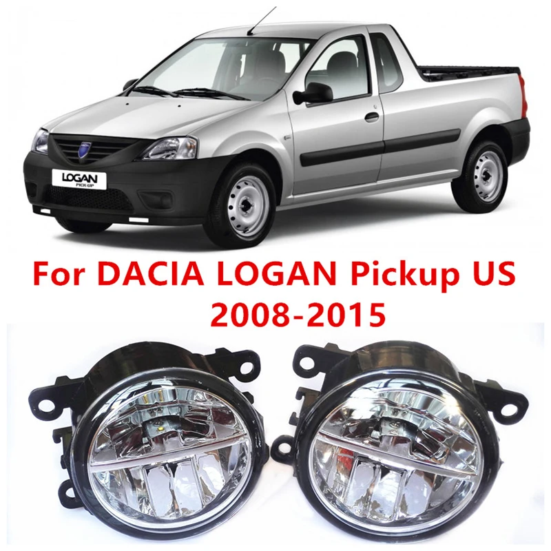 

For DACIA LOGAN Pickup US 2008-2015 10W Fog Light LED DRL Daytime Running Lights Car Styling lamps