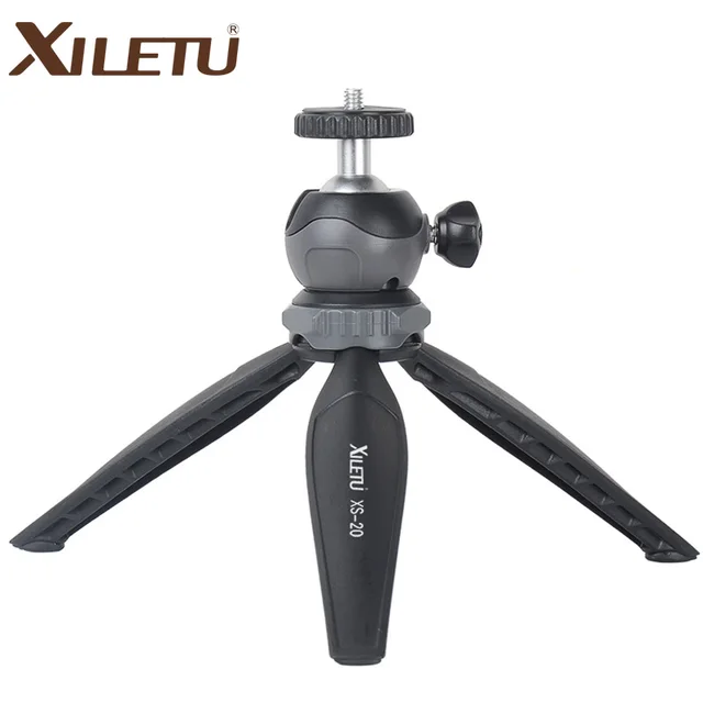 US $9.91 XILETU XS-20 Mini Desktop little Phone Stand Tabletop Tripod for Vlog Mirrorless Camera Smart phone