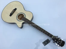 Thin Body Guitar 40" Cutaway Electric Acoustic Guitars,Full Bass Top/ Body guitarra eletrica With LCD Pickup