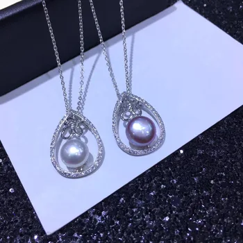 

Beautiful Bride Charm Pearl Pendant Mounts, Pendant Findings, Pendant Settings Jewelry Parts Fittings Wedding Accessories