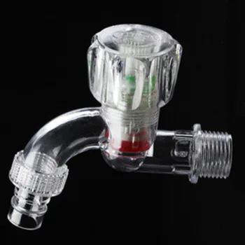 

Cold/Hot Water Transparent Plastic Faucet Outdoor Faucet Washing Machine Faucet