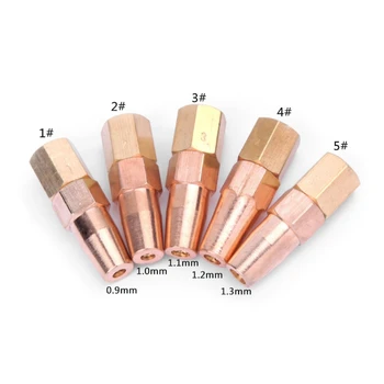 

5Pcs oxy propane gas welding nozzle welding tips holder for H01-6 welding torch