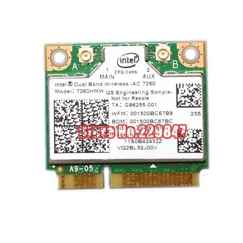 Двухдиапазонный беспроводной N 7260 HMWAN 7260hmw Wi-Fi Bluetooth 4 0 для asus sony acer | Компьютеры и