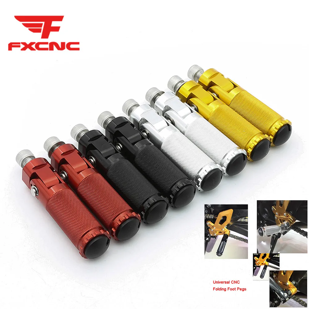 

For Honda CBR150R CBR125R CBR600 F4I F2 F3 Universal Motorcycle Folding Footrests Footpegs Foot Rests Pegs Rear Pedals Rearset