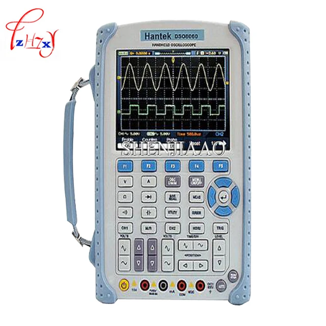 Best Quality New Hantek DSO8060 Oscilloscope Handheld Portable Digital Multimeter Oscilloscope USB LCD 60MHz 2 Channels DMM Spectrum Analyzer