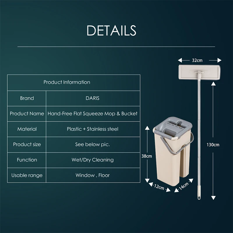 Baratos La magia de trapeador mano libre lavado de microfibra paño de limpieza de fibras de la cocina de Casa de piso de madera perezoso tipo RP