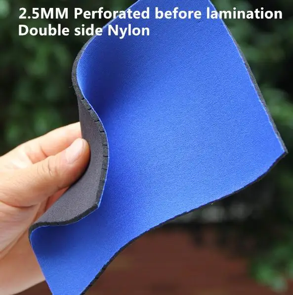 

Color fabric 2mm neoprene fabric both sides coated polyester T cloth laminated rubber fabric for Sports gloves swimsuit diving