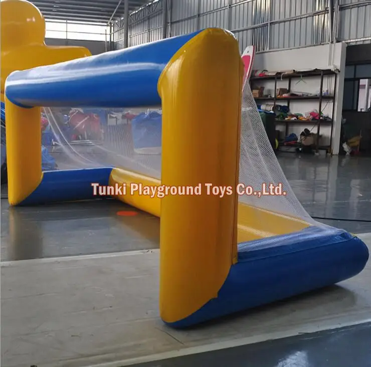 

Float inflatable water football goal post door, sand beach inflatable football soccer gate