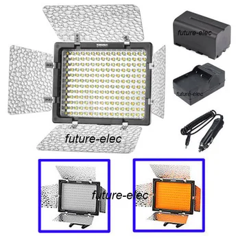 

YongNuo Barndoor YN-160III YN 160 YN-160 YN160 III 3 YN160III 192Pcs LED Video Light Lamp+ NP-F750 / NP-F770 Battery+Car Charger