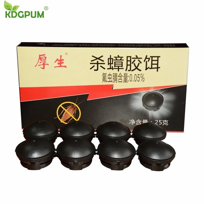 

8Pcs/Box From Cockroaches Powerful Anti Cockroach Pesticide Gel Bait Drug Poison Roach Medicine Serial Strong Exterminate