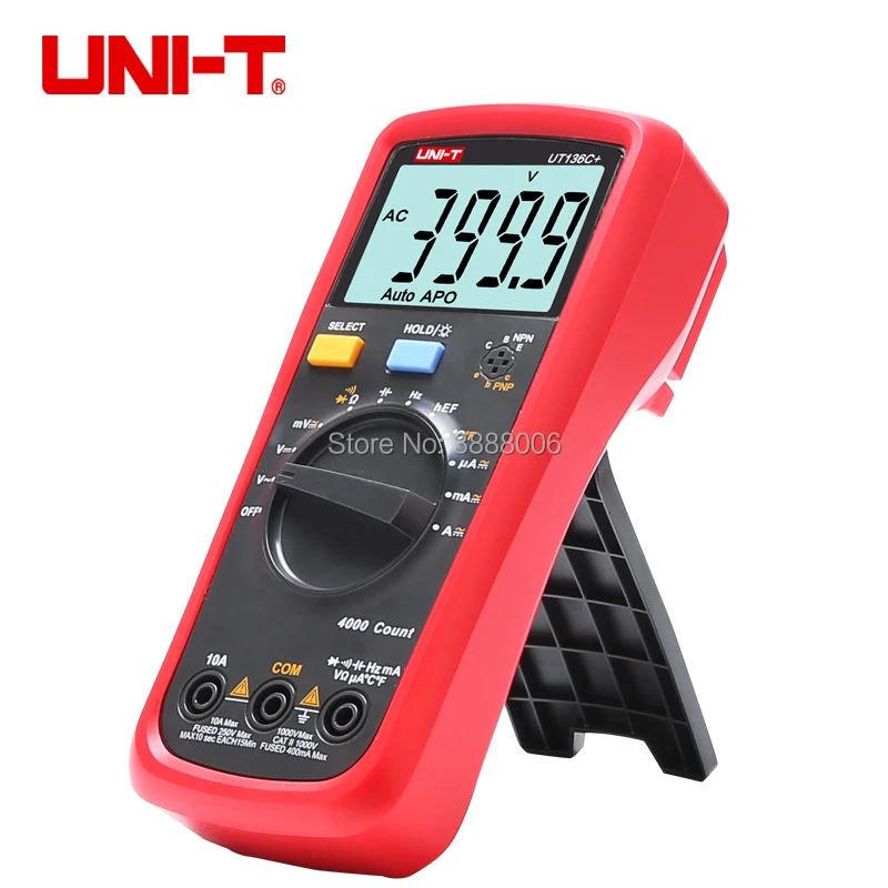 Original UNI T UT136B+/UT136C+ Digital Multimeter Auto Range Tester