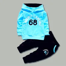 Высококачественная хлопковая детская одежда для малышей спортивный костюм для мальчиков, весенний комплект одежды с длинными рукавами для маленьких мальчиков и девочек 1-5 лет