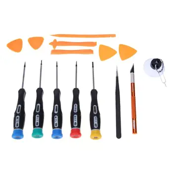 

15 in 1 Hand Tools Set Digital Product Screen Opening Pry Plastic Spudger Mini Screwdriver Set for iPhone Series Repair Tools