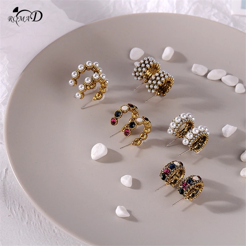 

2019 Korea Oval Earring For Women Geometry Big Circle Tortoiseshell Stud Earrings Acetate Brincos Women Ear rings A30