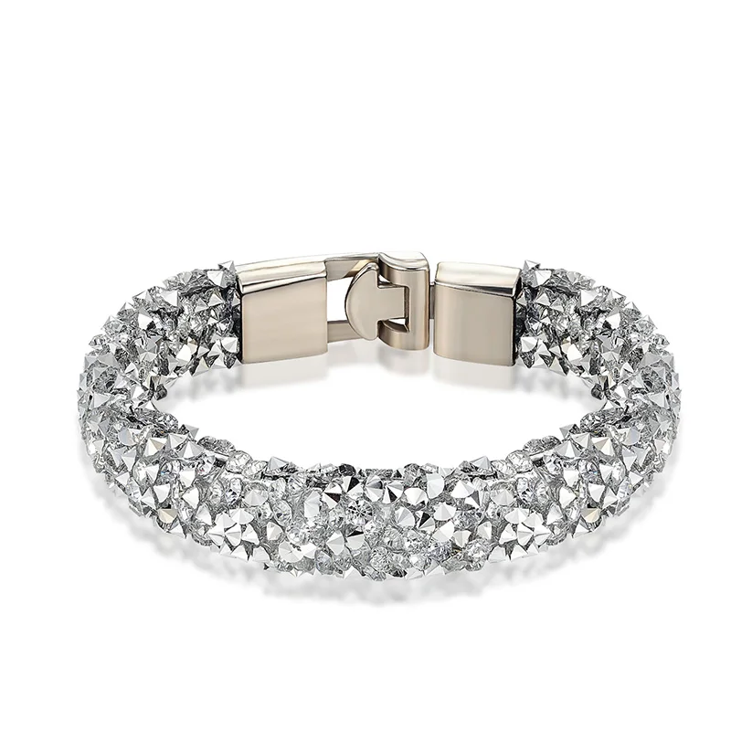 JANEYACY Модный повседневный Кристальный браслет Шарм женский браслет лучшие ювелирные изделия браслет
