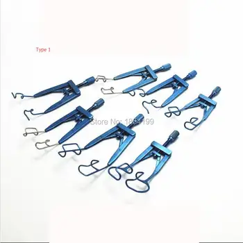 

Type 1 Adjustable Titanium eyelid stretcher Medical surgery eyelid eyelid open stretcher seal
