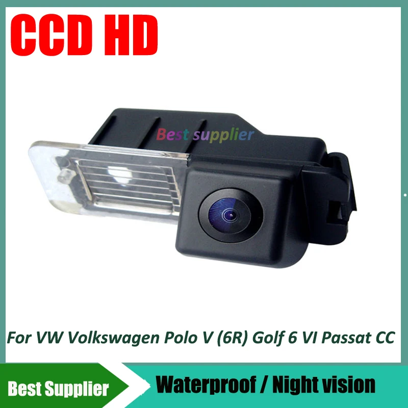 Color Car Rear View Camera for VW Volkswagen Polo V (6R) Golf 6 VI